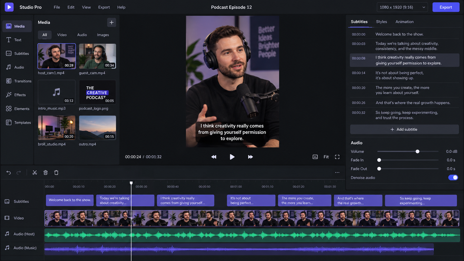 Podcaster Clip Starter Pack