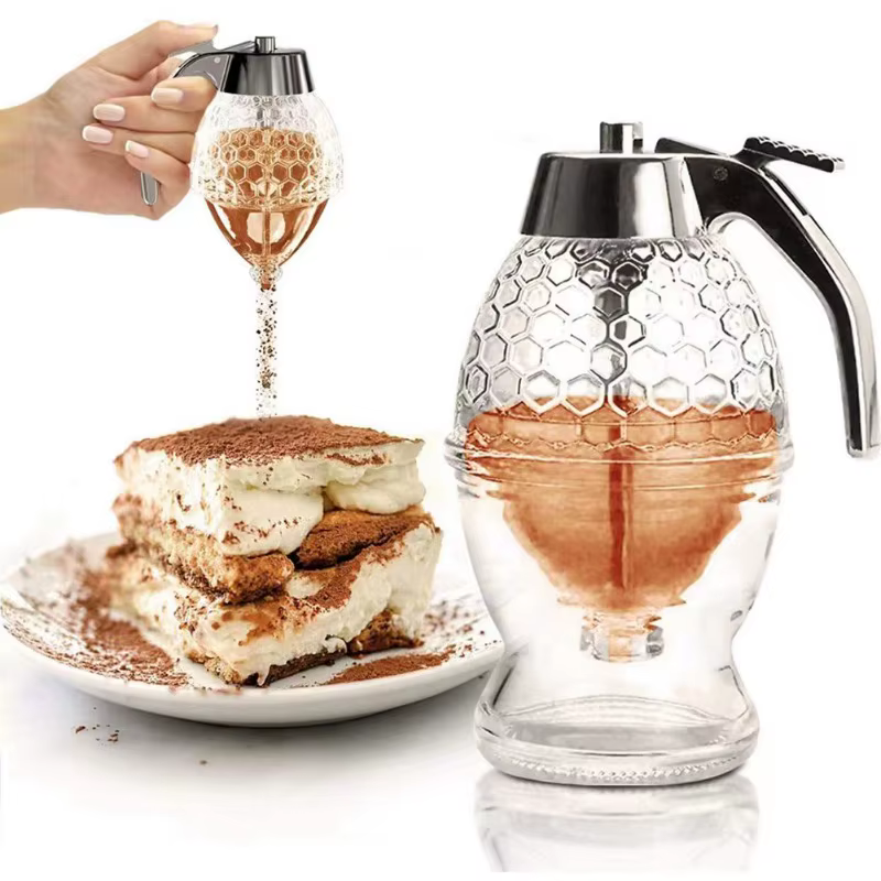 Glass Honey Dispenser