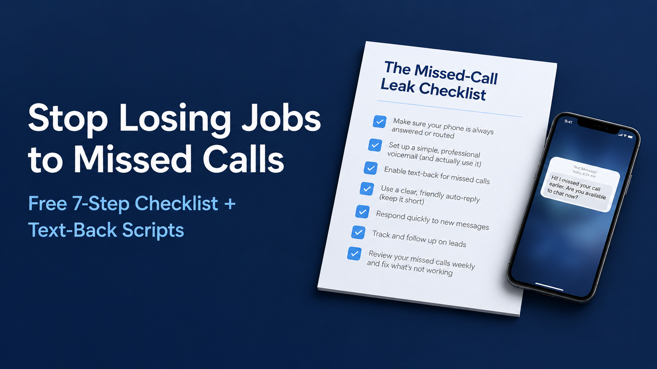 The Missed-Call Leak Checklist