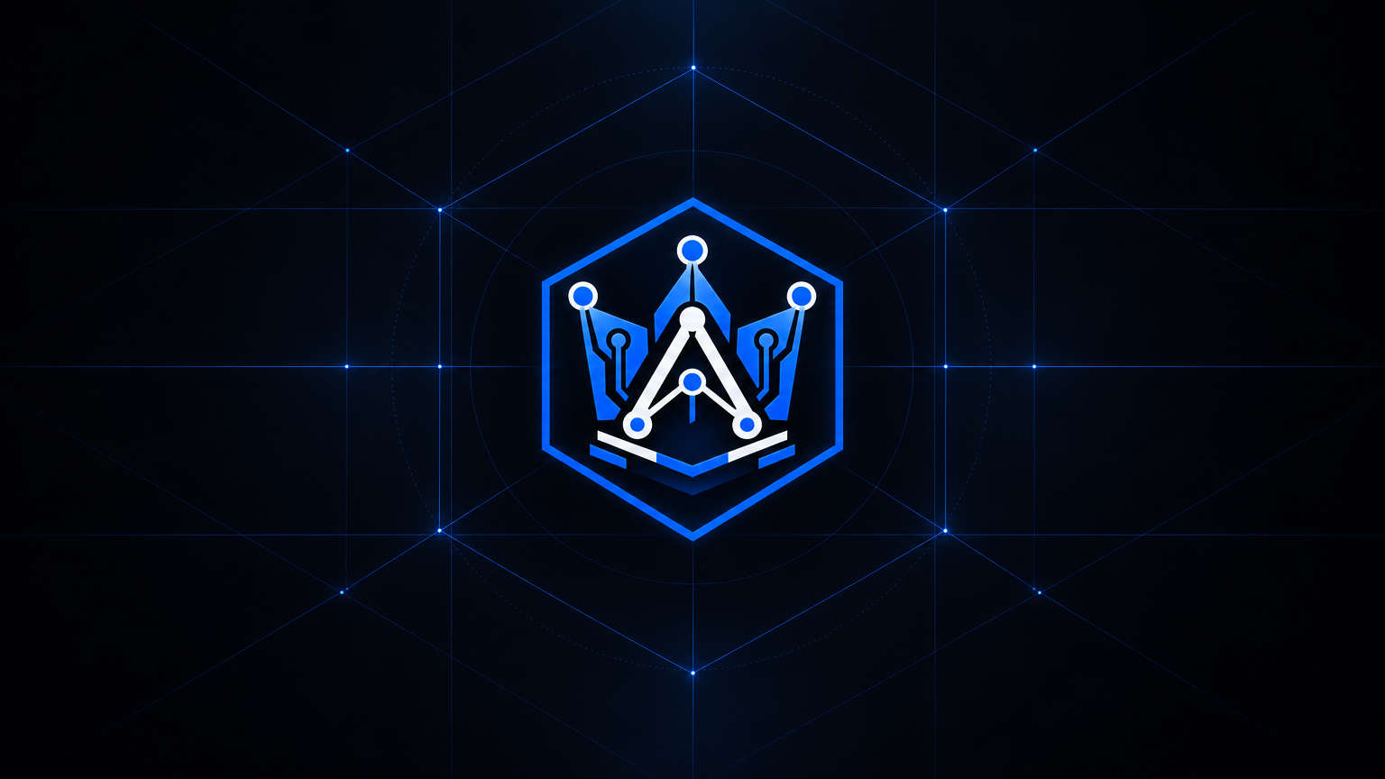 AI Empire OS mark on a dark field