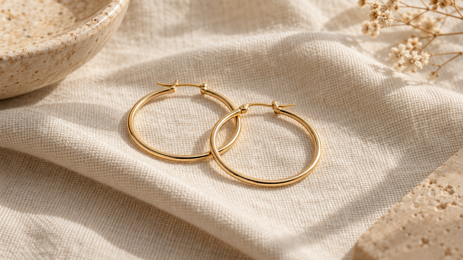 Small Hoop Pair