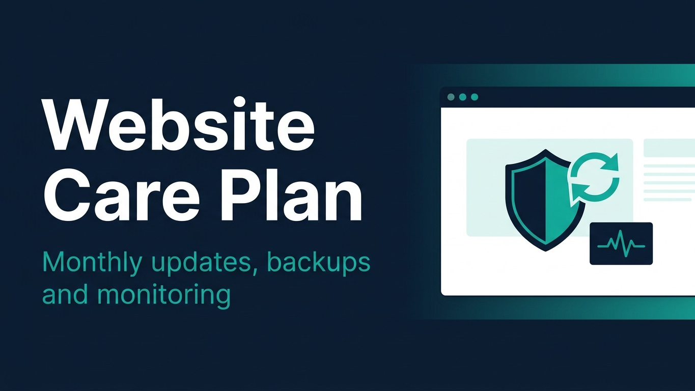 Website Care Plan