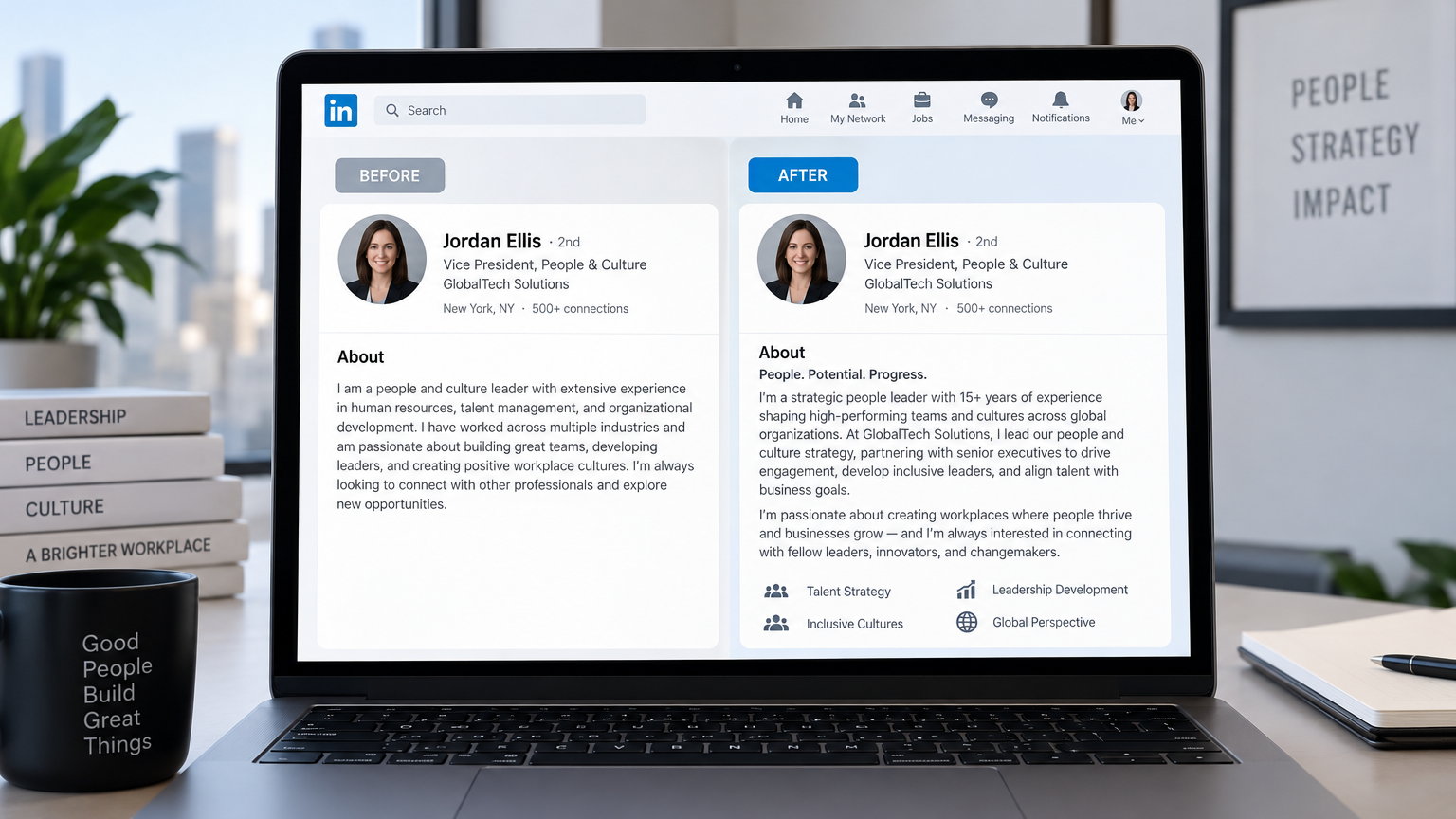 Executive Story & Bio Transformation