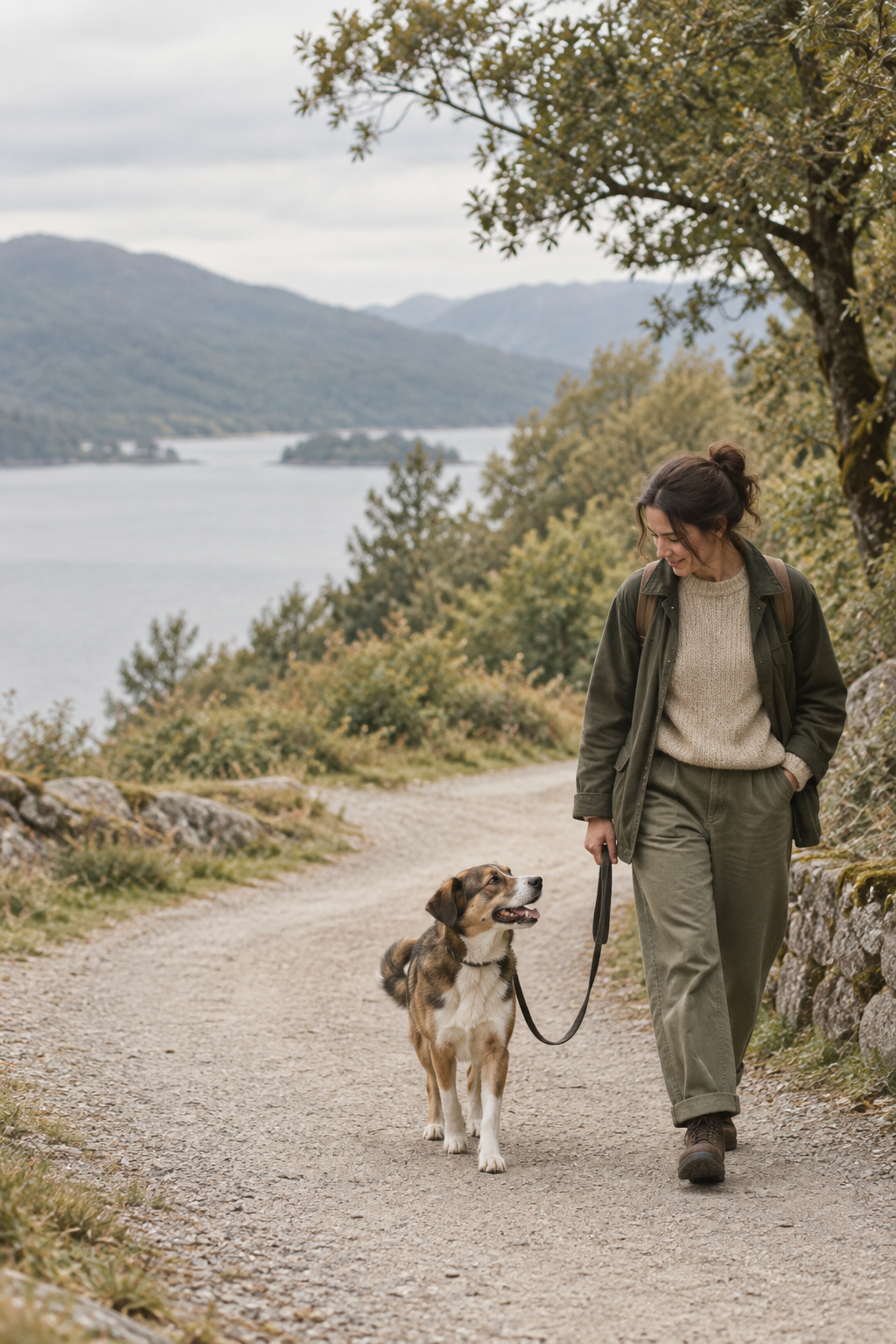 Calmer Walks for Newly Adopted Dogs