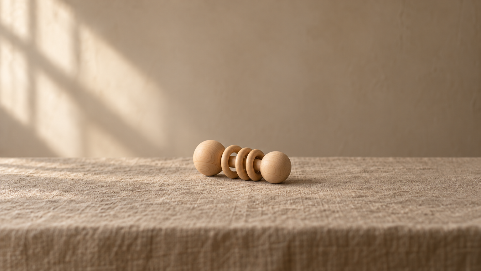 Little Dock Wooden Rattle