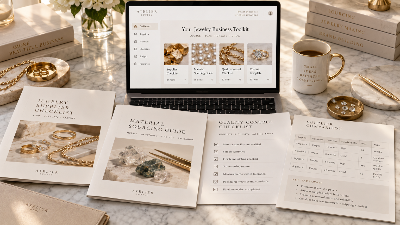 Handmade Jewelry Brand Launch Kit