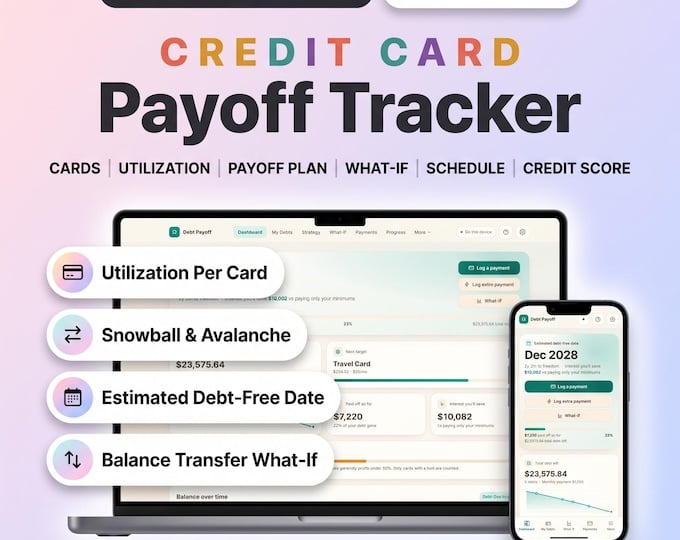 Credit Card Payoff Tracker App