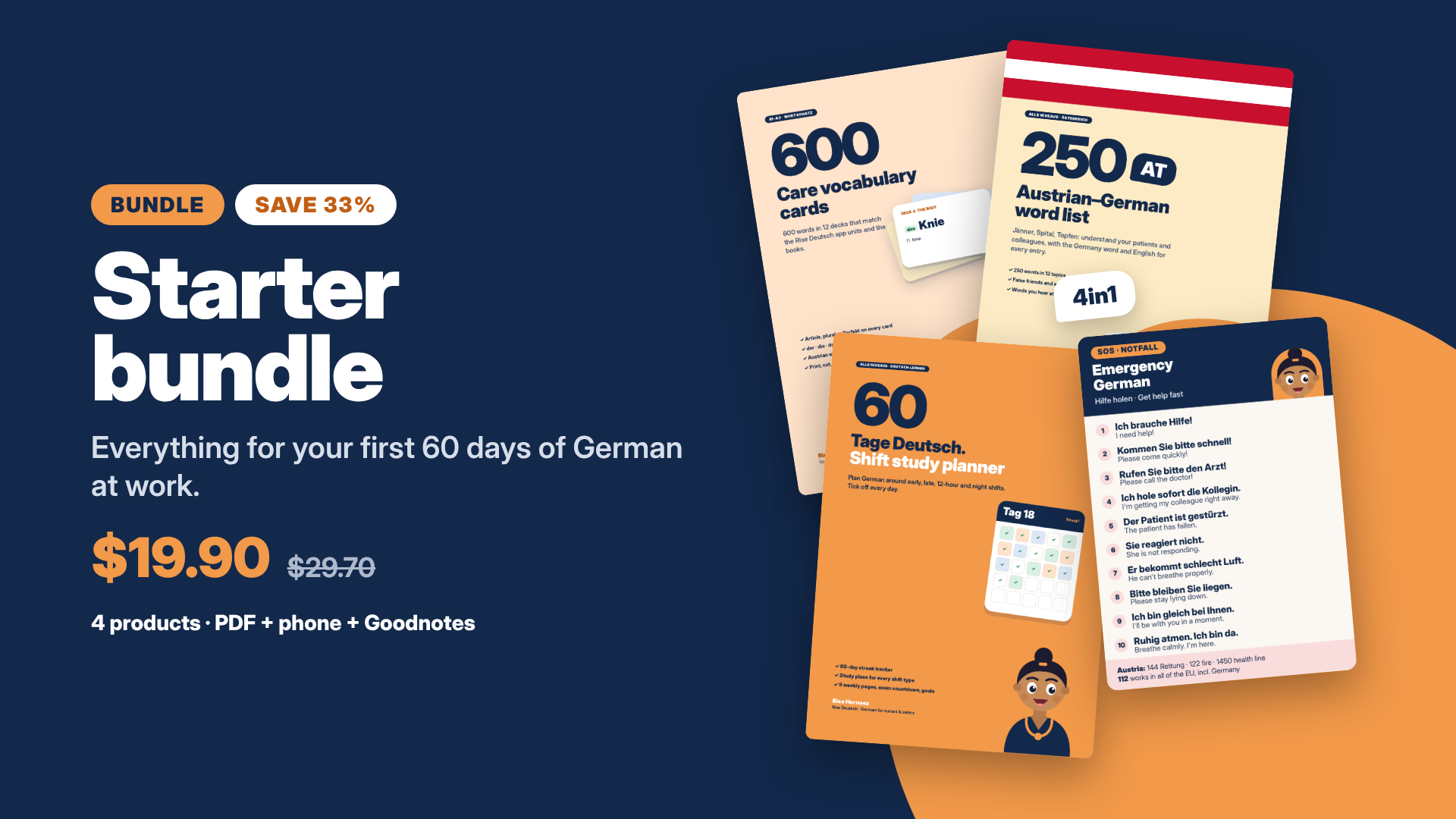 Healthcare German Starter Bundle