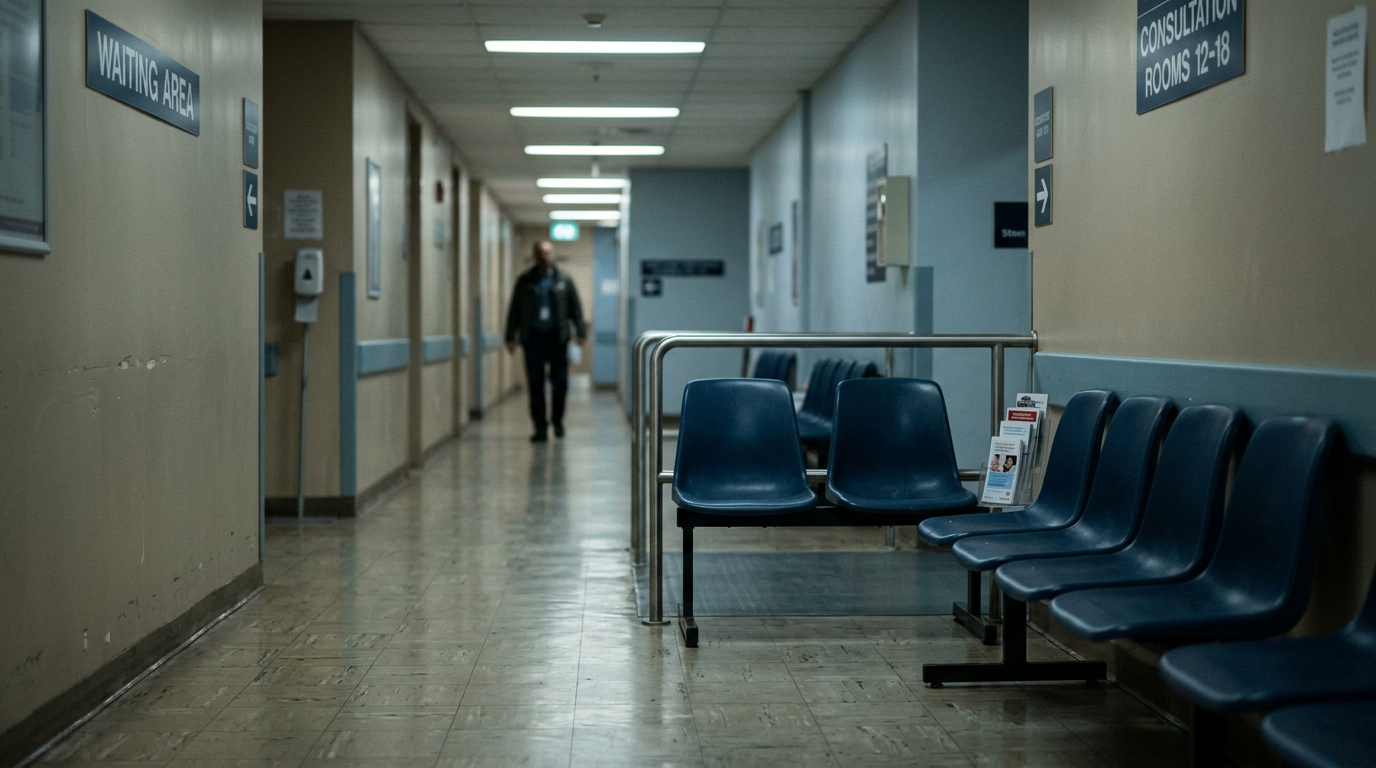 A hospital waiting area.