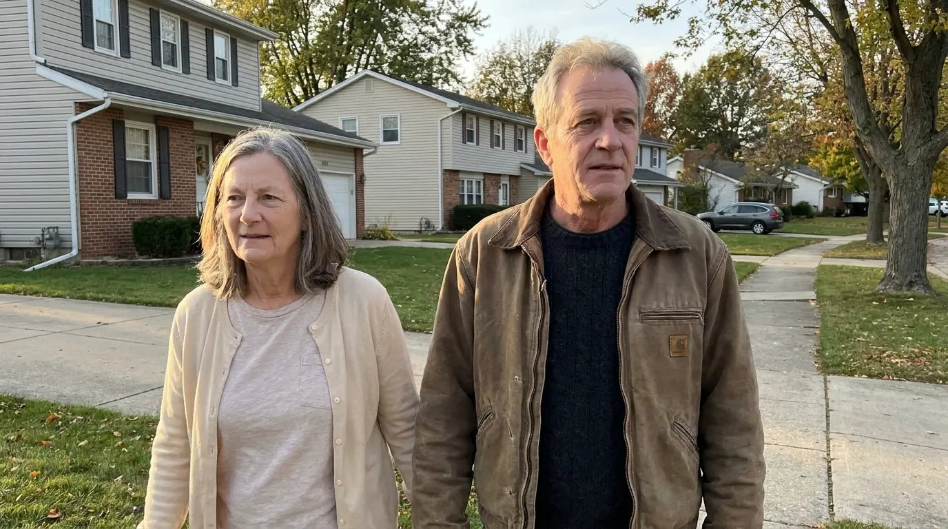 A couple walking together