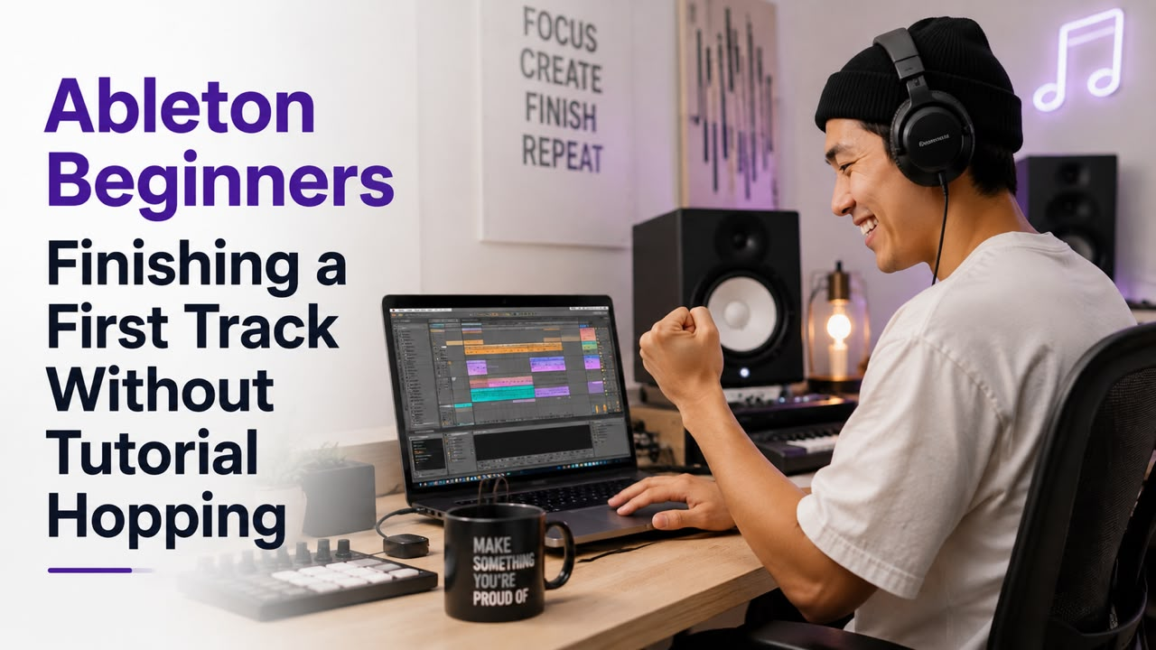 Ableton Beginners Finishing a First Track Without Tutorial Hopping