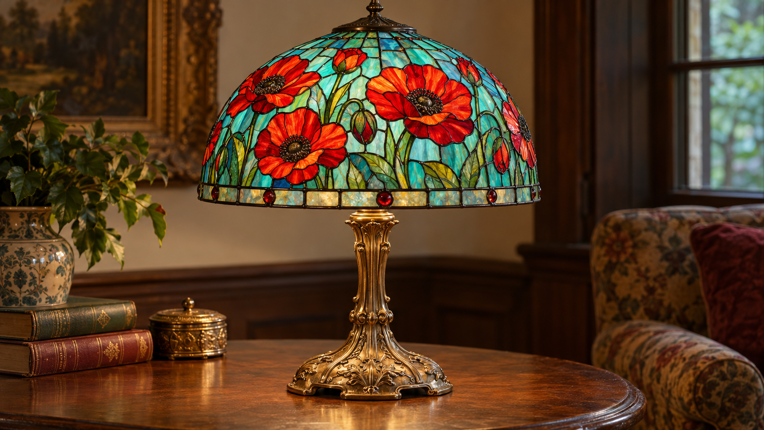 Poppy Dome Table Lamp