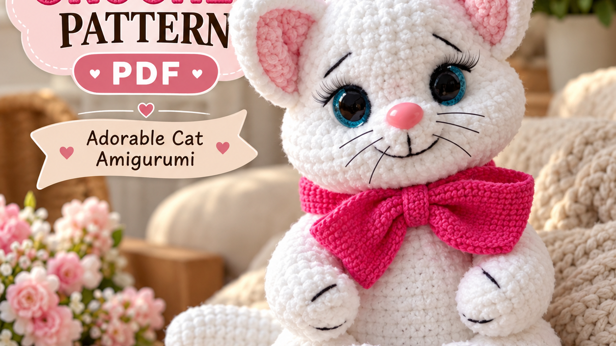 Amigurumi Crochet Cat Pattern