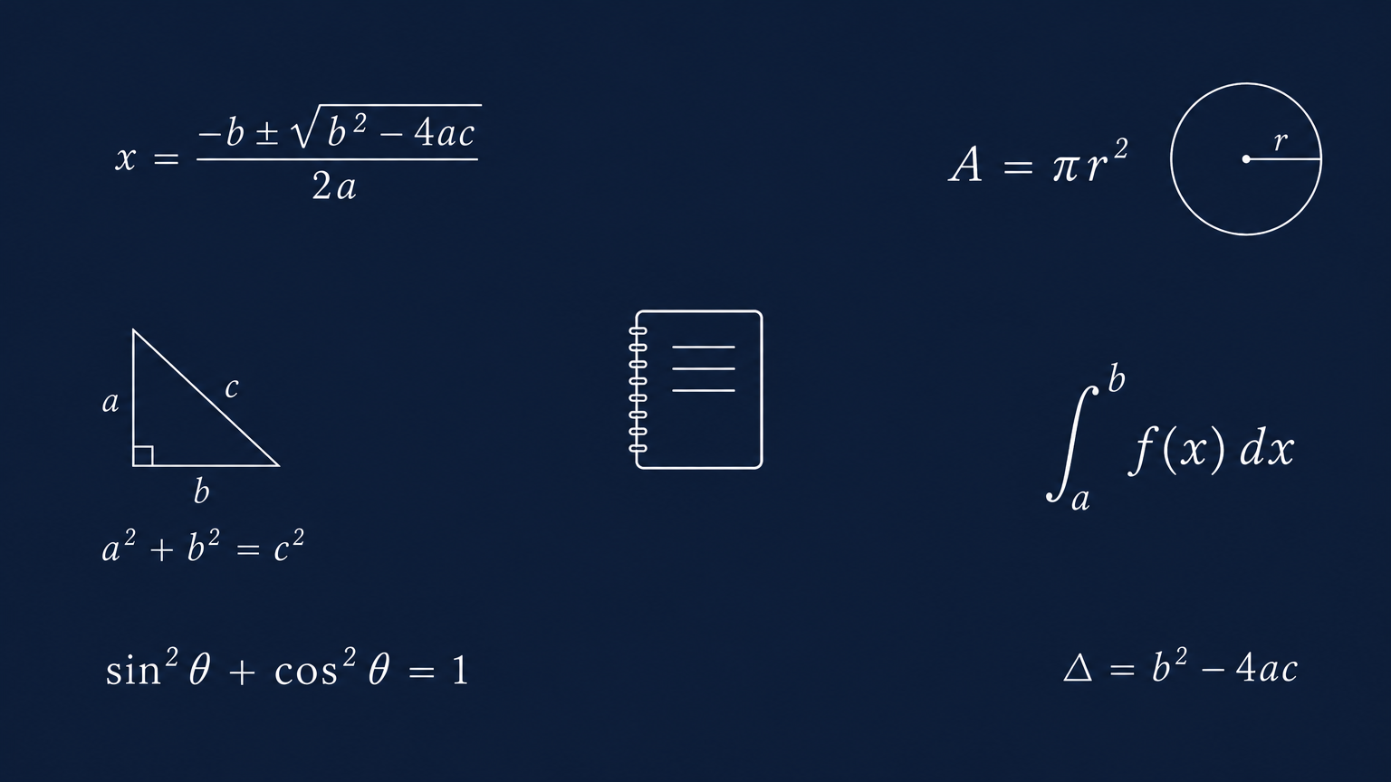 Maths Formula Sheet (PDF)