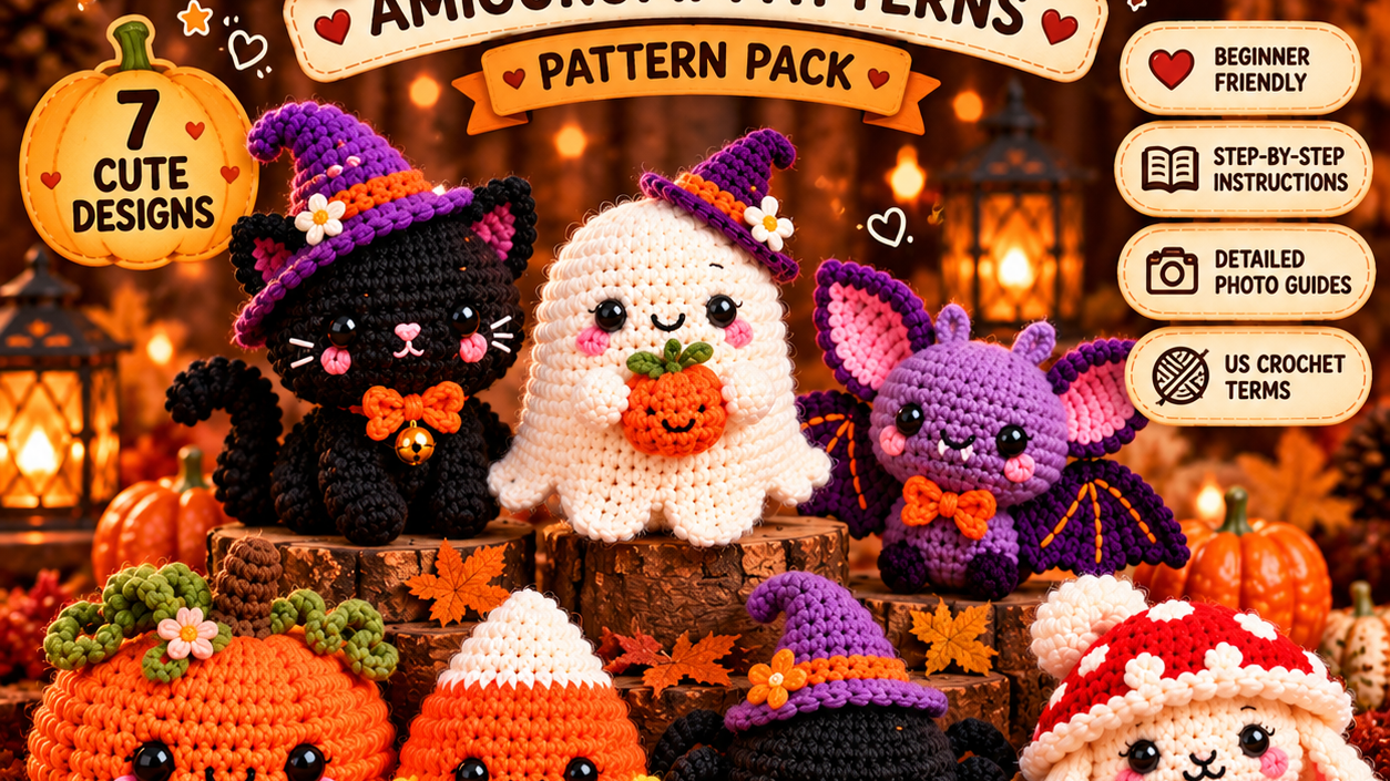 Spooky Squad Amigurumi Patterns
