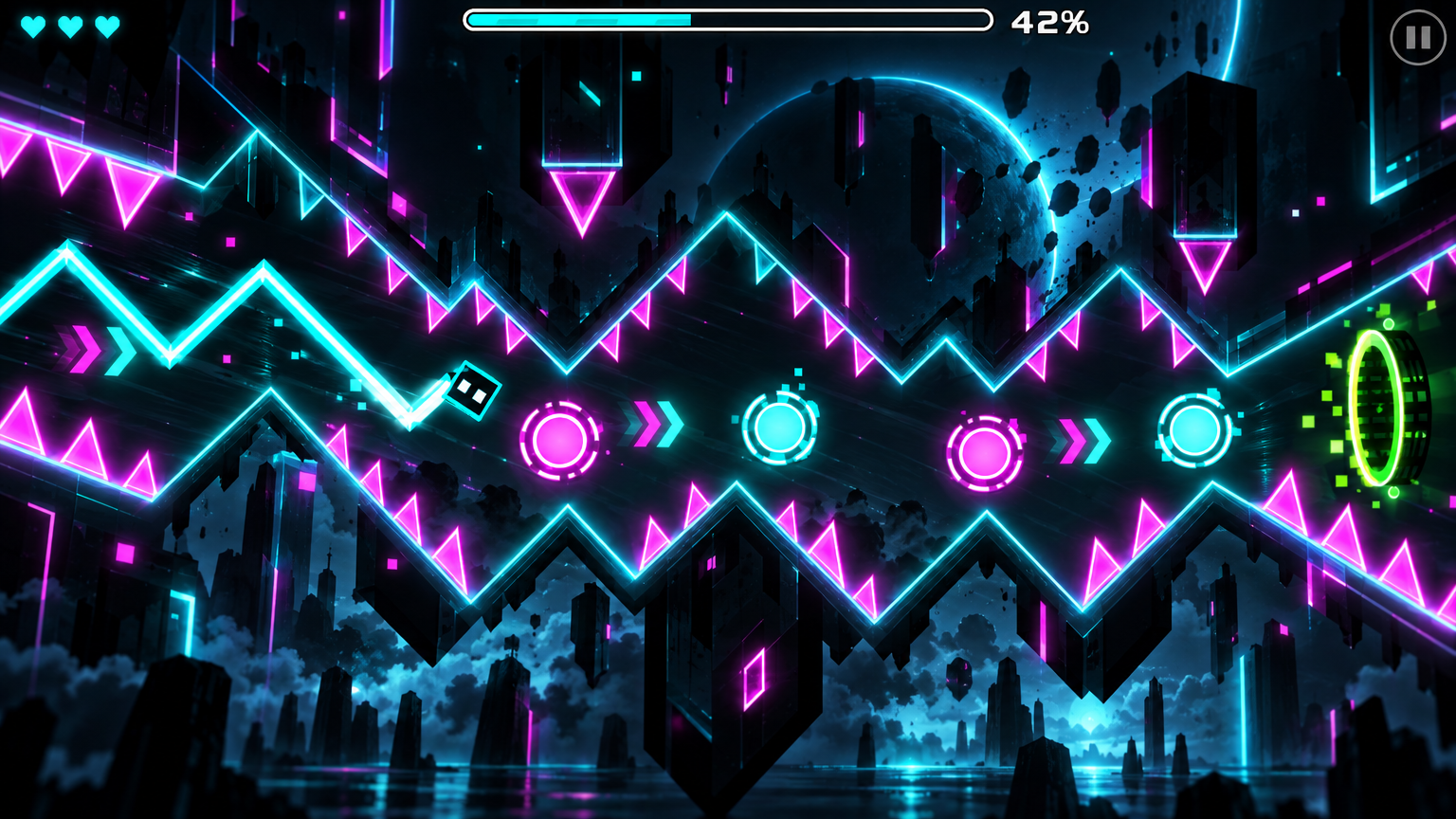 Custom Geometry Dash Sync Layout