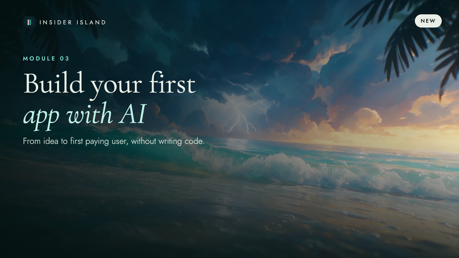 Build and Market Your First App with AI