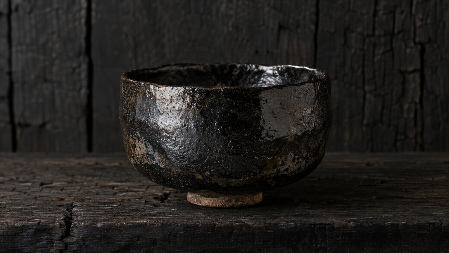Black Raku Tea Bowl