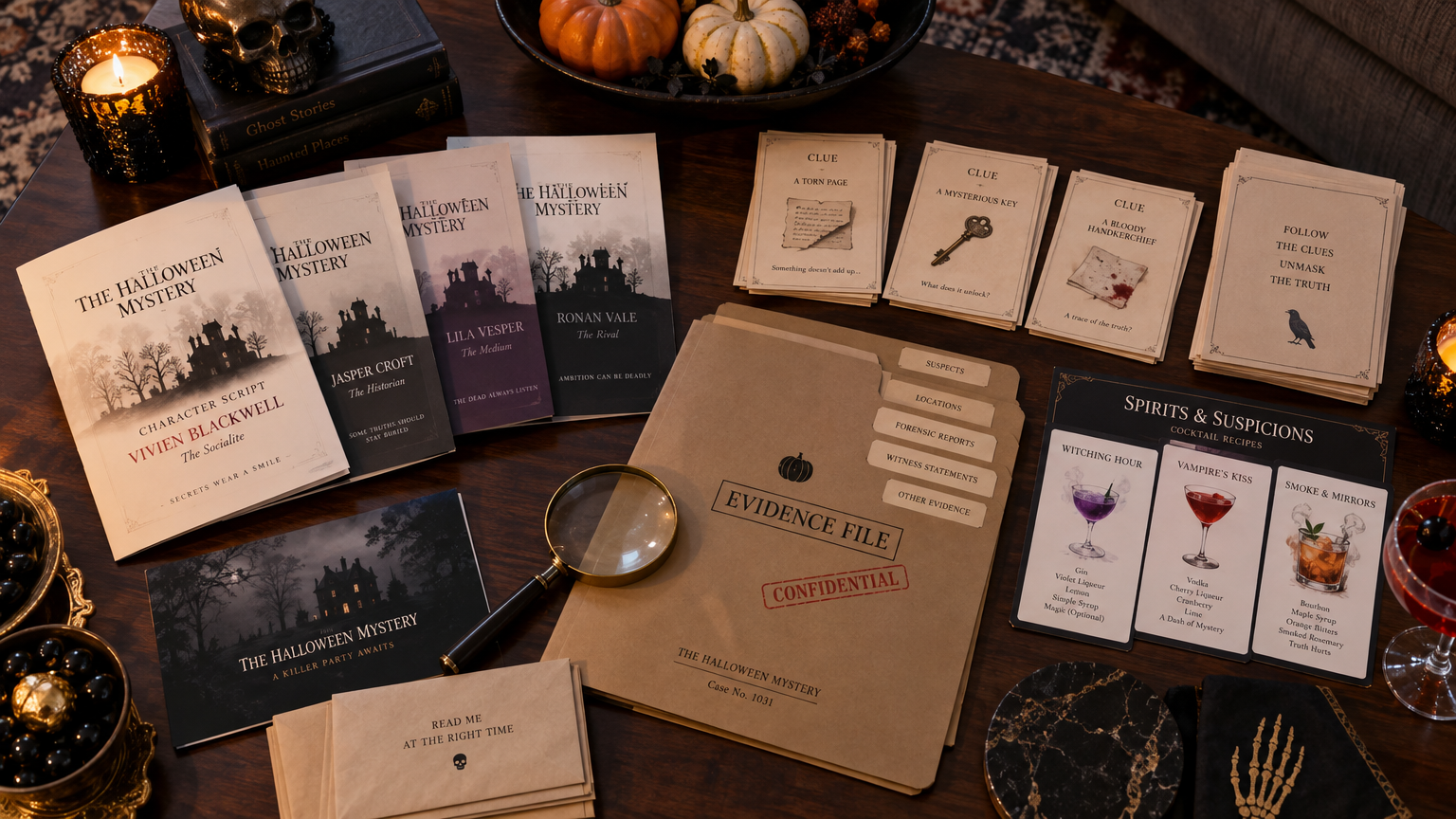 Richmond's Apartment Halloween Mystery Kit