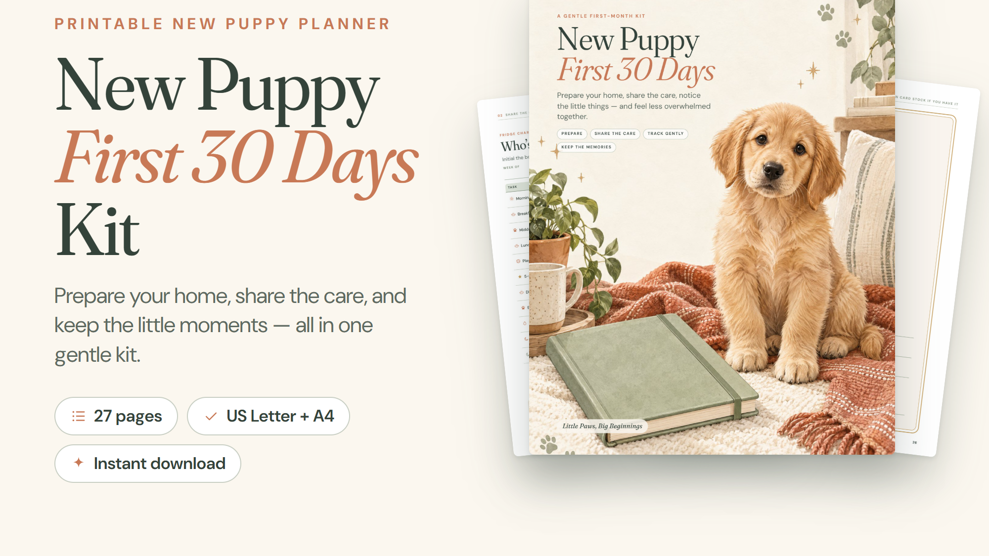 First-Month Puppy Owner Kit