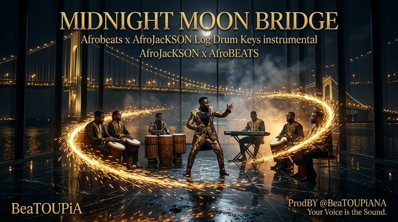 Project preview of FreeBEAT: Midnight Moon Bridge Afrobeats x AfroJacKSON Log Drum Keys