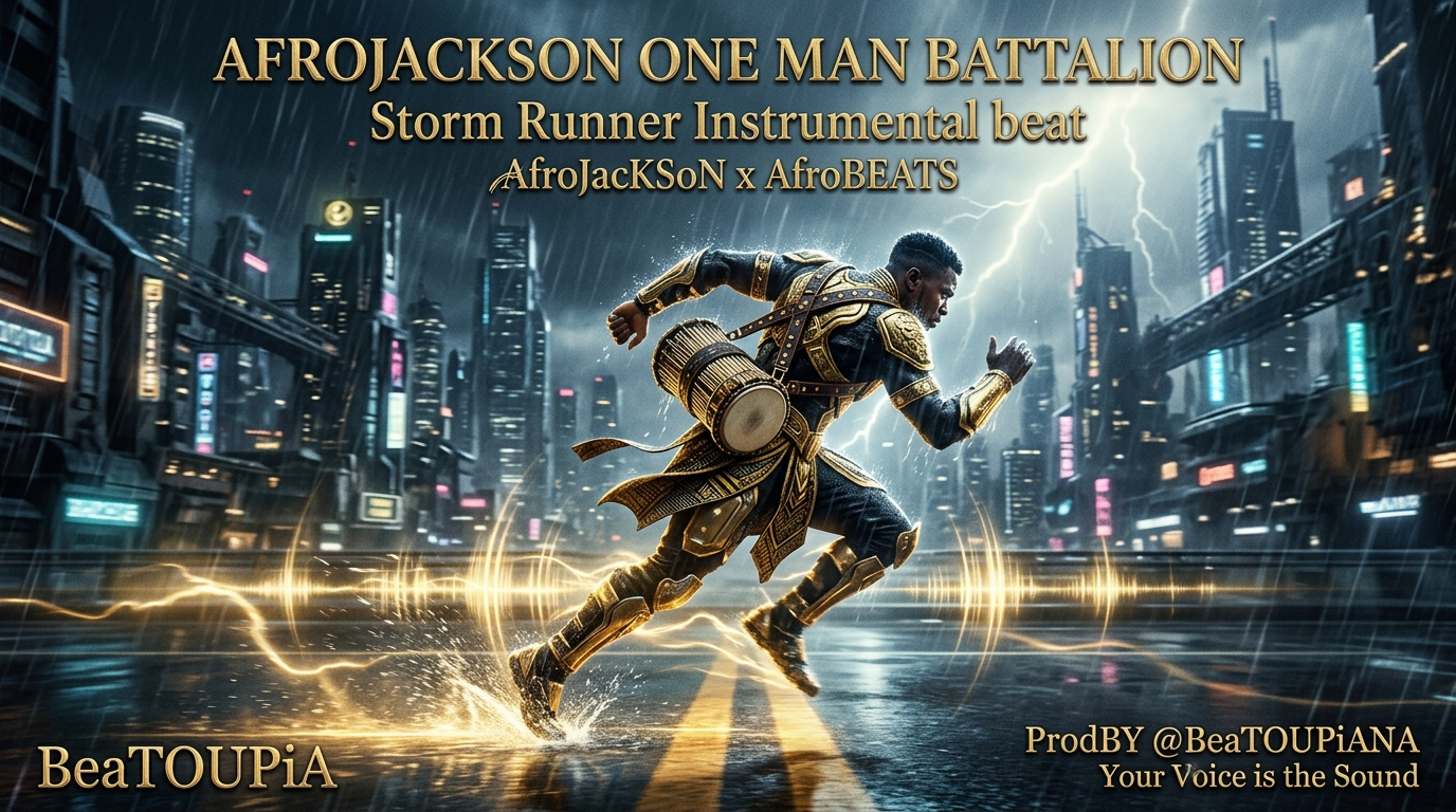 Project preview of FreeBEAT: AFROJACKSON One Man Battalion Storm Runner Instrumental beat