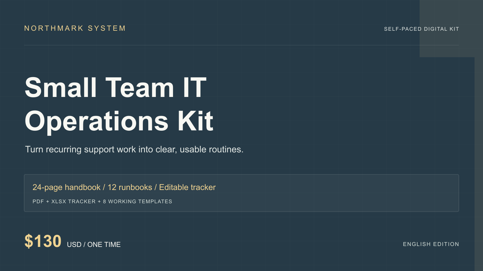 Small Team IT Operations Kit