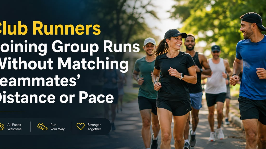 Club Runners Joining Group Runs Without Matching Teammates’ Distance or Pace