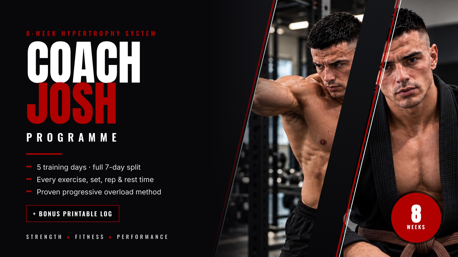 Coach Josh 8-Week programme 