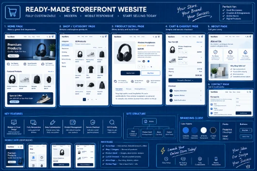 Ready-made Storefront Website