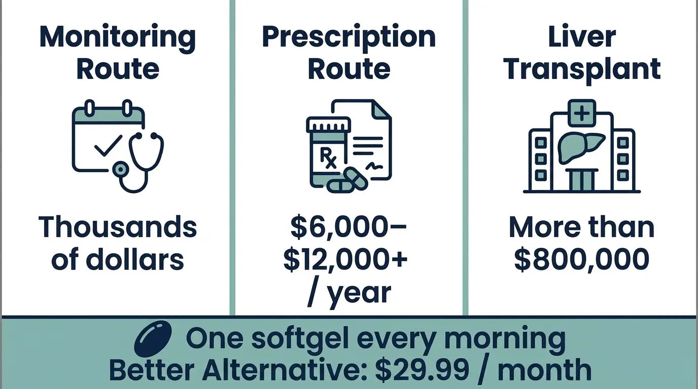 Cost comparison accompanying the article