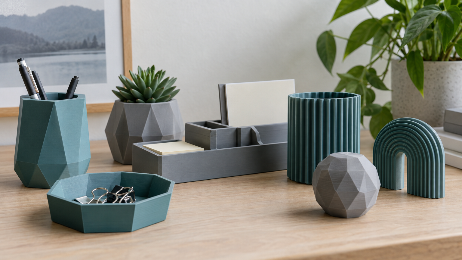 Desk and Tabletop Decor STL Pack
