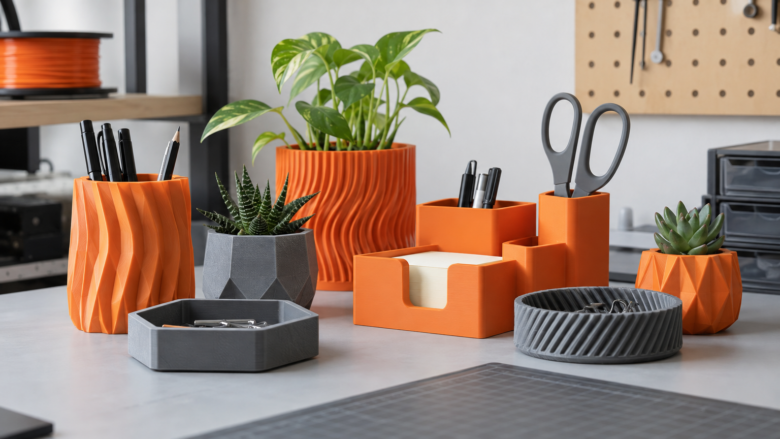 Desk & Planter STL Pack