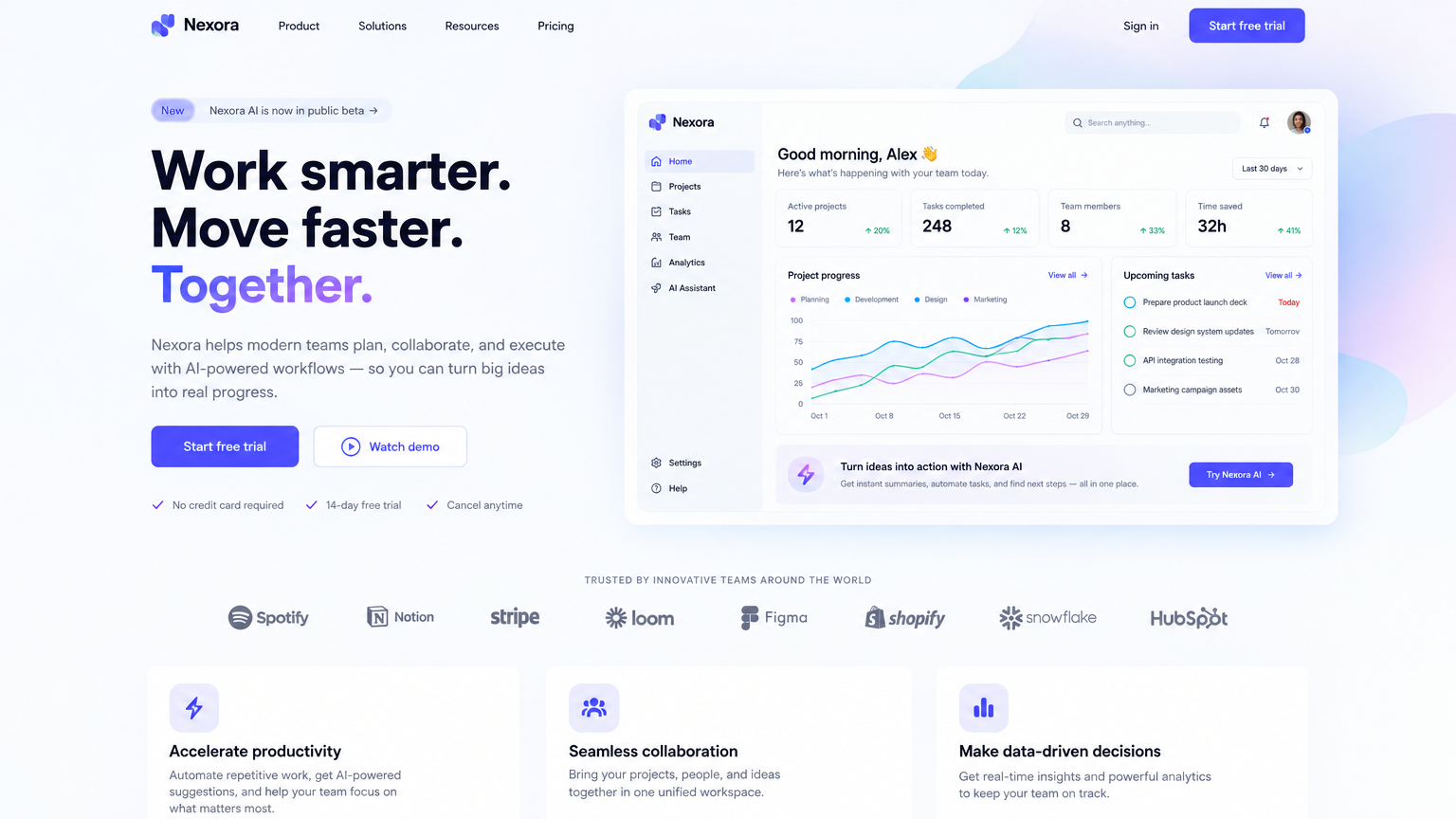 Webpulsar Landing Page Sprint