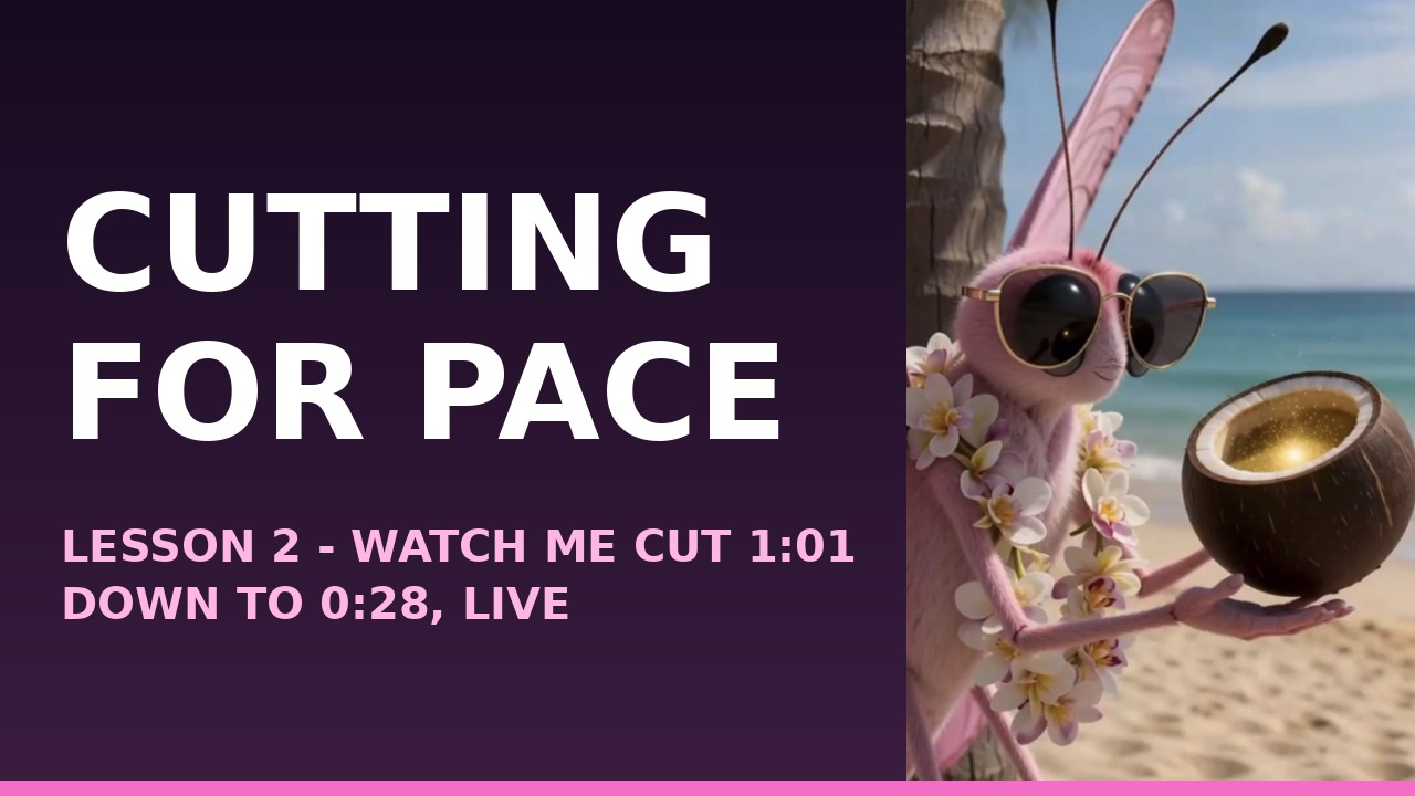 Cutting for Pace