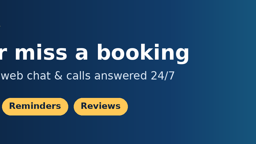 AI Booking & Enquiry Assistant