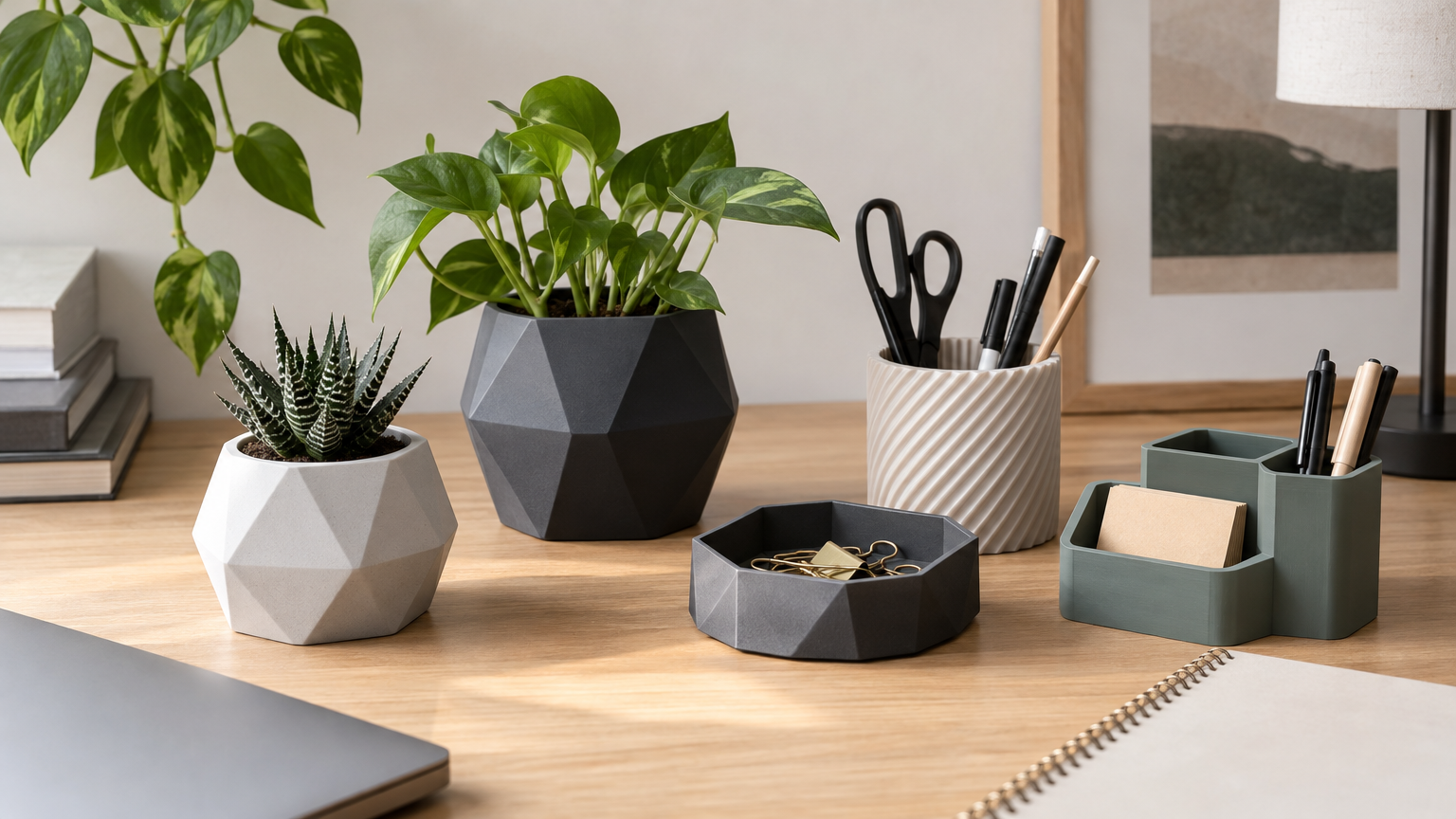 Desk & Shelf Decor STL Pack