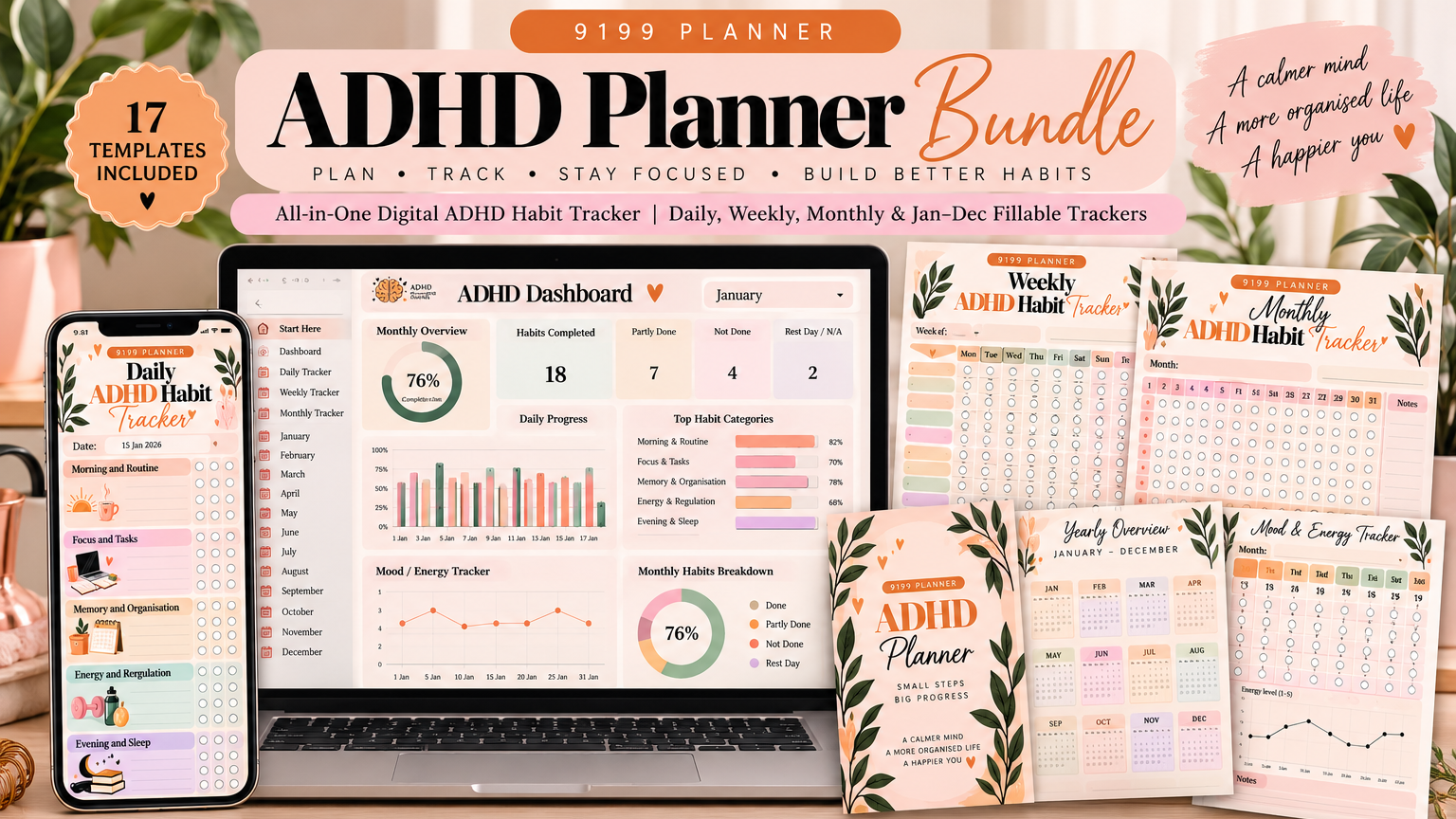 ADHD Planner Bundle
