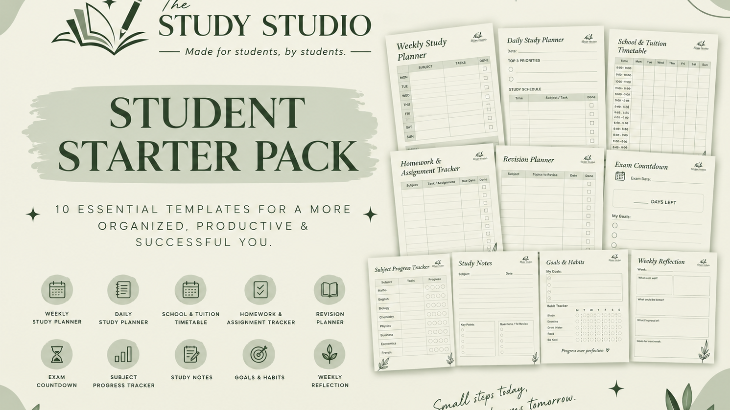 The Study Studio Student Starter Pack