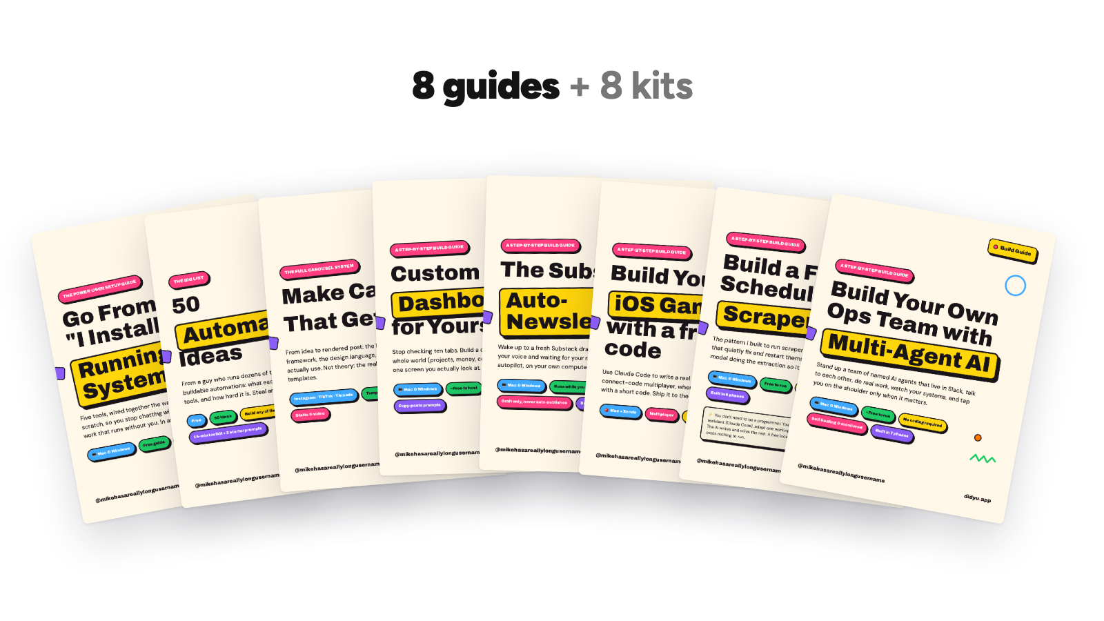 All 8 Guides + Kits