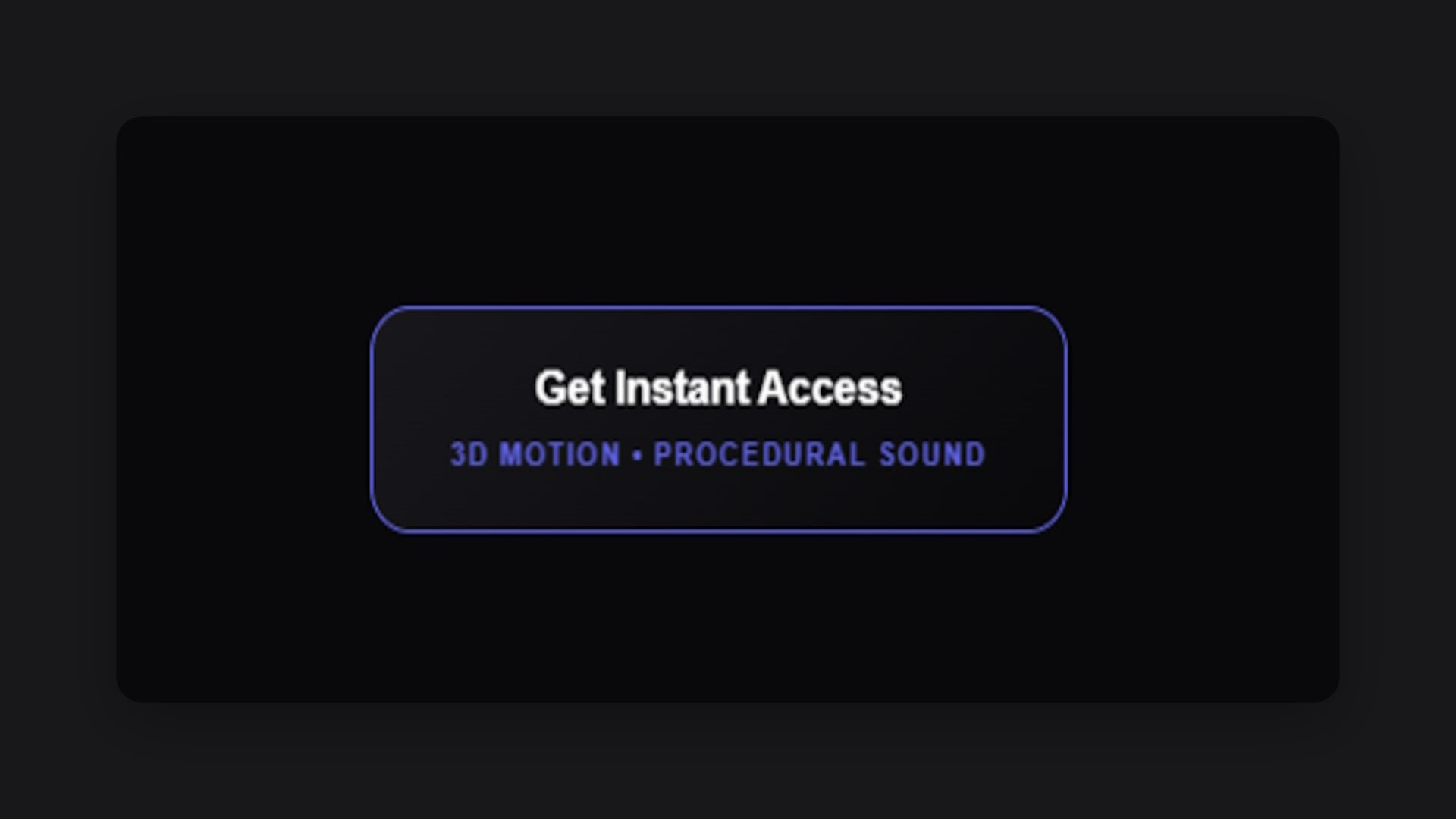 Sonic CTA Button — 3D & Sound