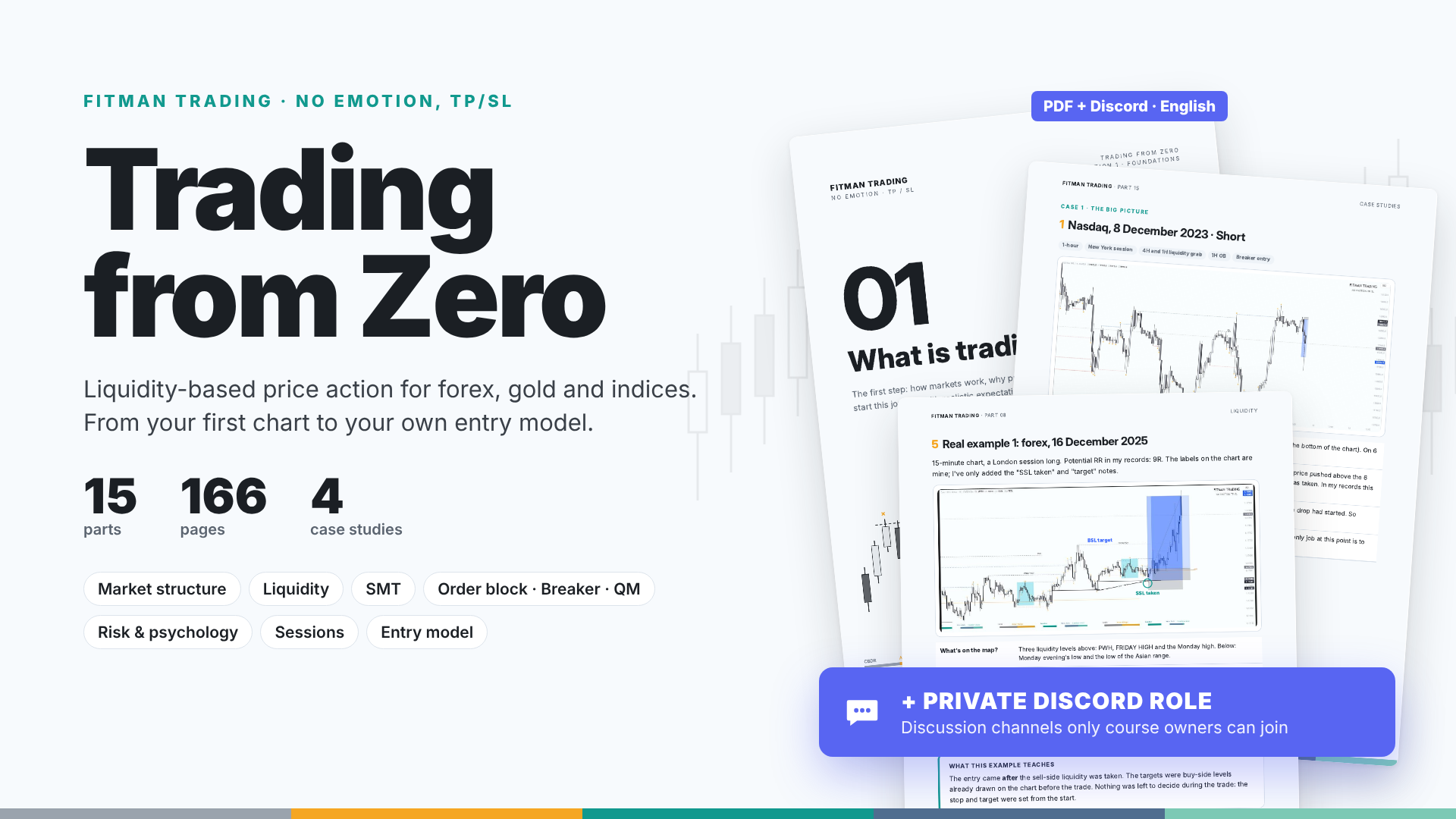 Trading from Zero · PDF + Community (English)