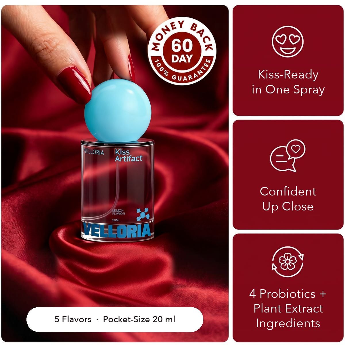 Velloria® Kiss Artifact Breath Spray
