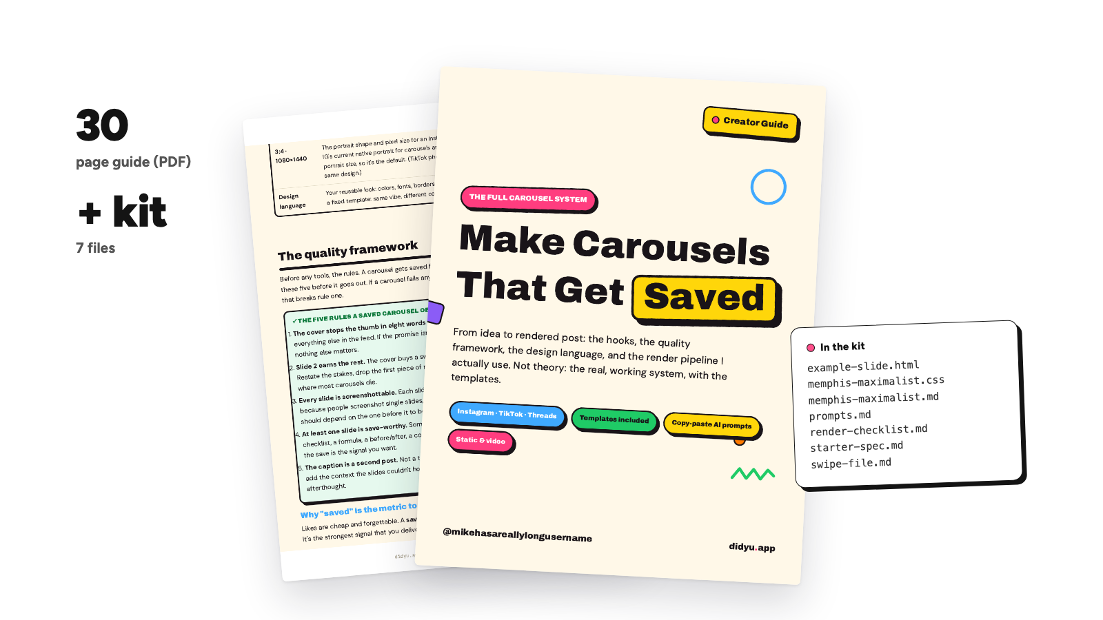 Make Carousels That Get Saved