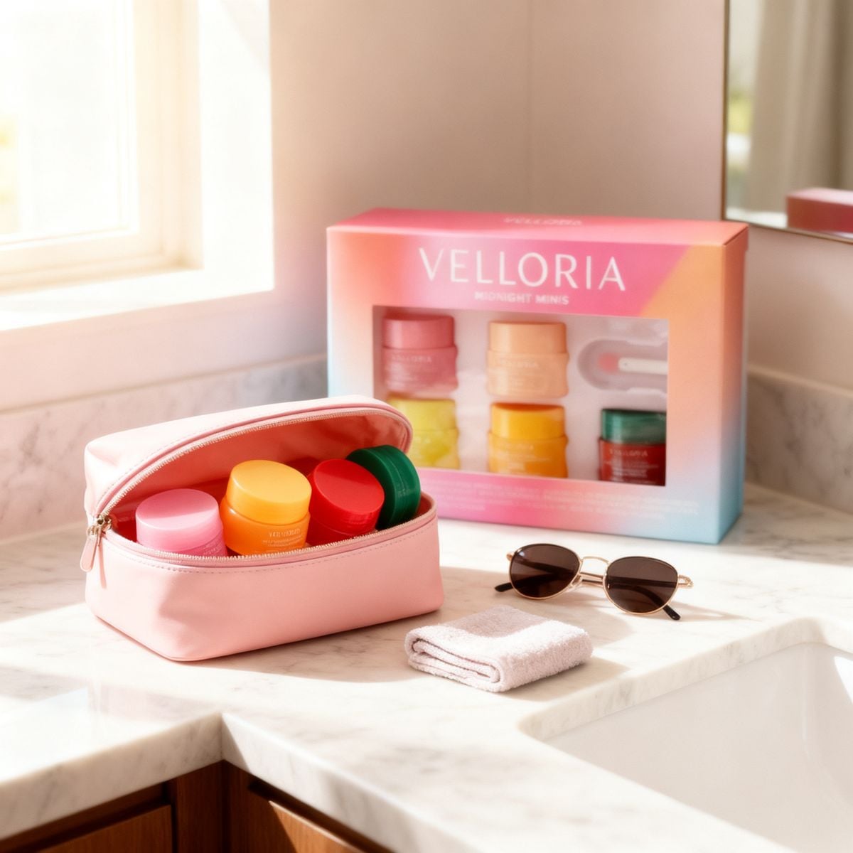 Velloria® Midnight Minis lip mask gift set