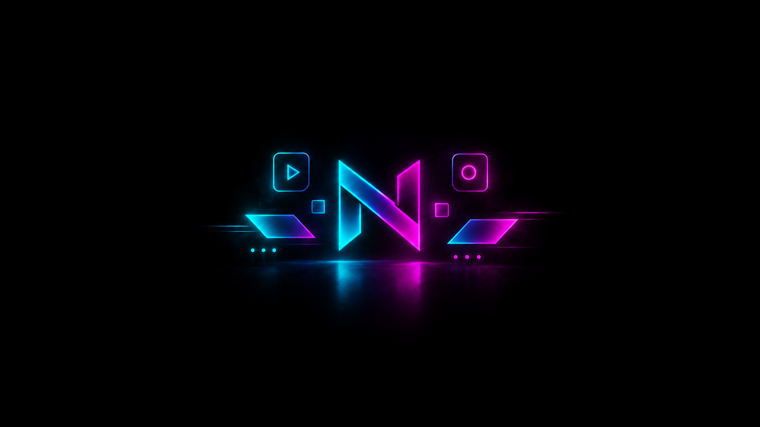 Neon Blueprint: Creator Visual Kit