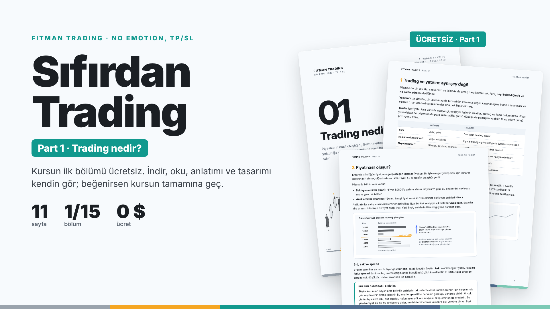 Sıfırdan Trading · Part 1 Ücretsiz (Türkçe)