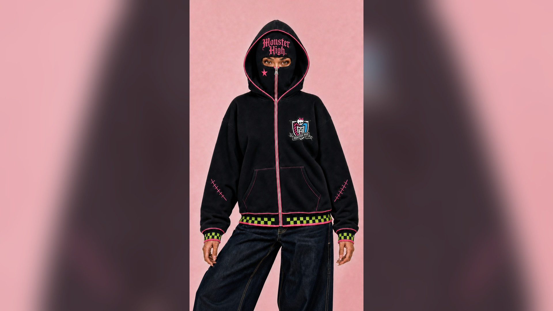 Monster High Ski Mask Hoodie