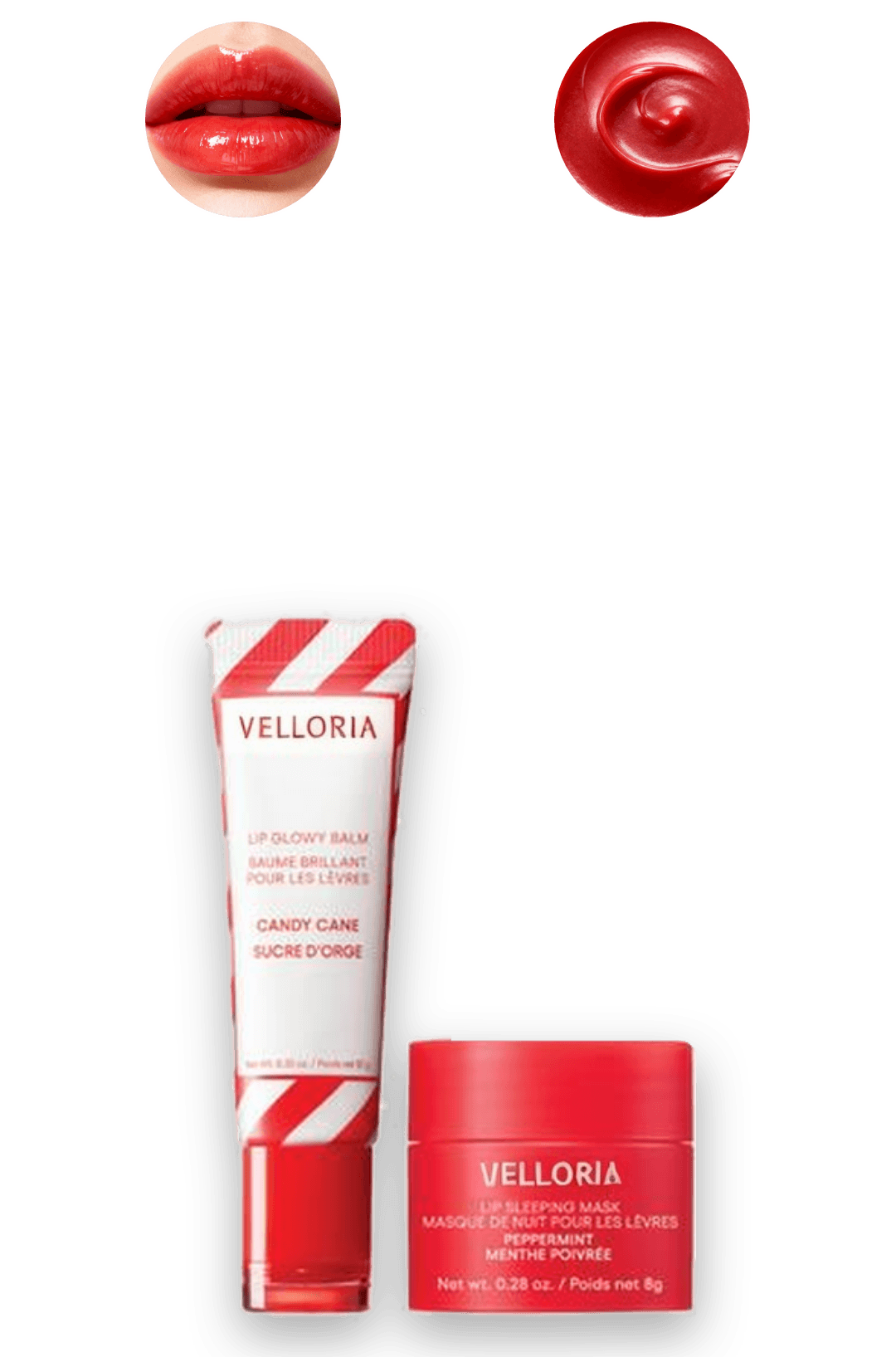 Velloria Lip Glowy Balm and Lip Sleeping Mask