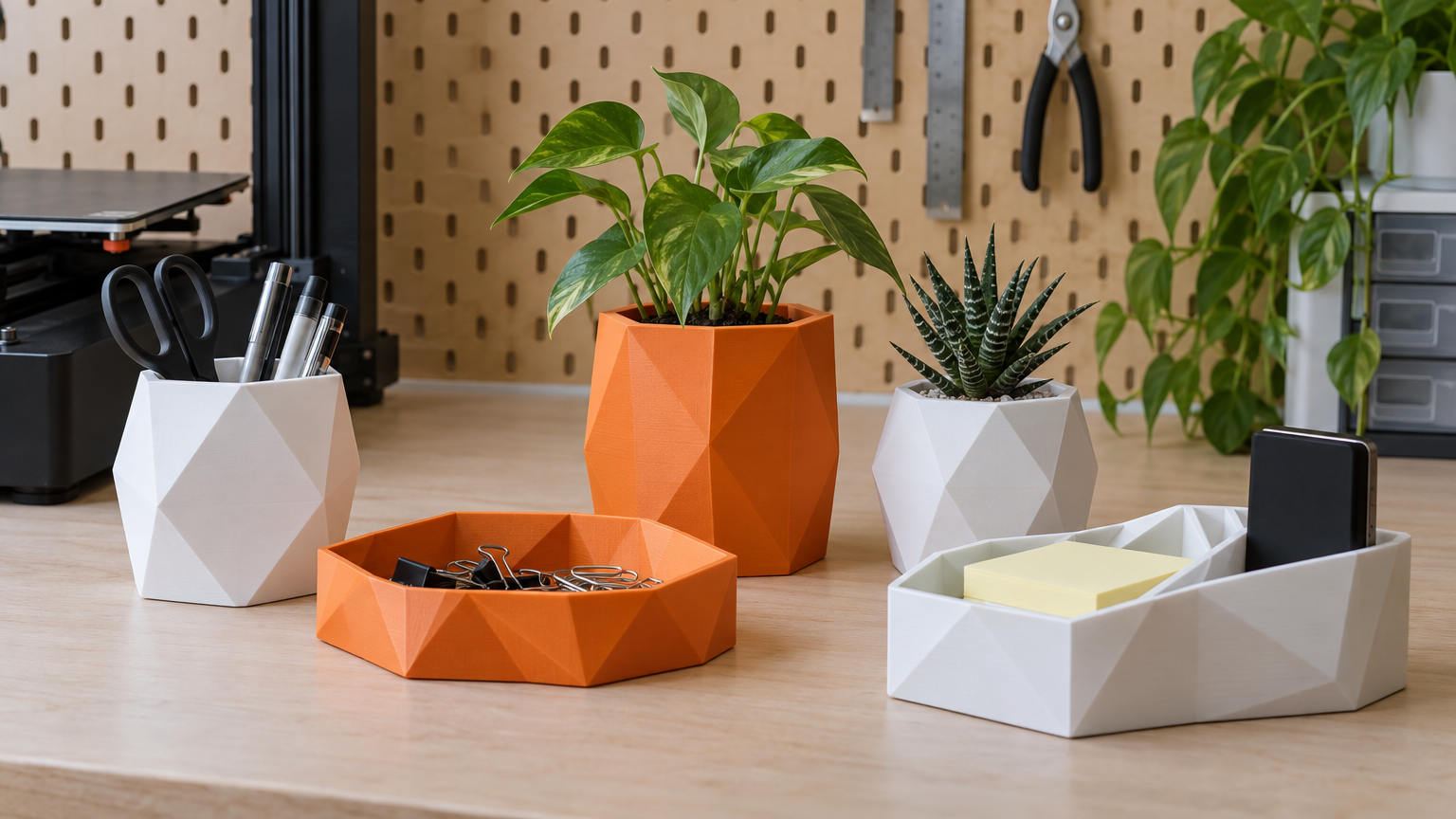 Geometric Desk & Decor STL Pack